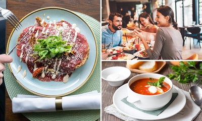 2-gangen keuzelunch aan het water