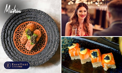 6-gangendiner bij Restaurant-Lounge Michiu in Amsterdam