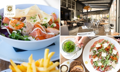 3-gangen keuzediner bij l'Union in hartje Roermond