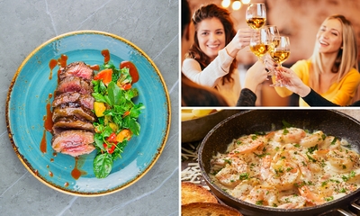 3-gangen keuzelunch of -diner aan de kust in Koksijde