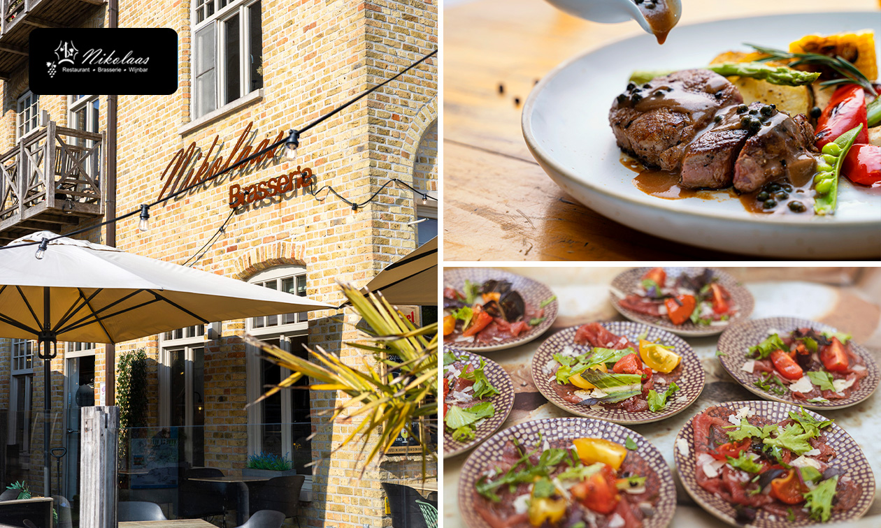 3-gangen keuzediner of -lunch + warm hapje