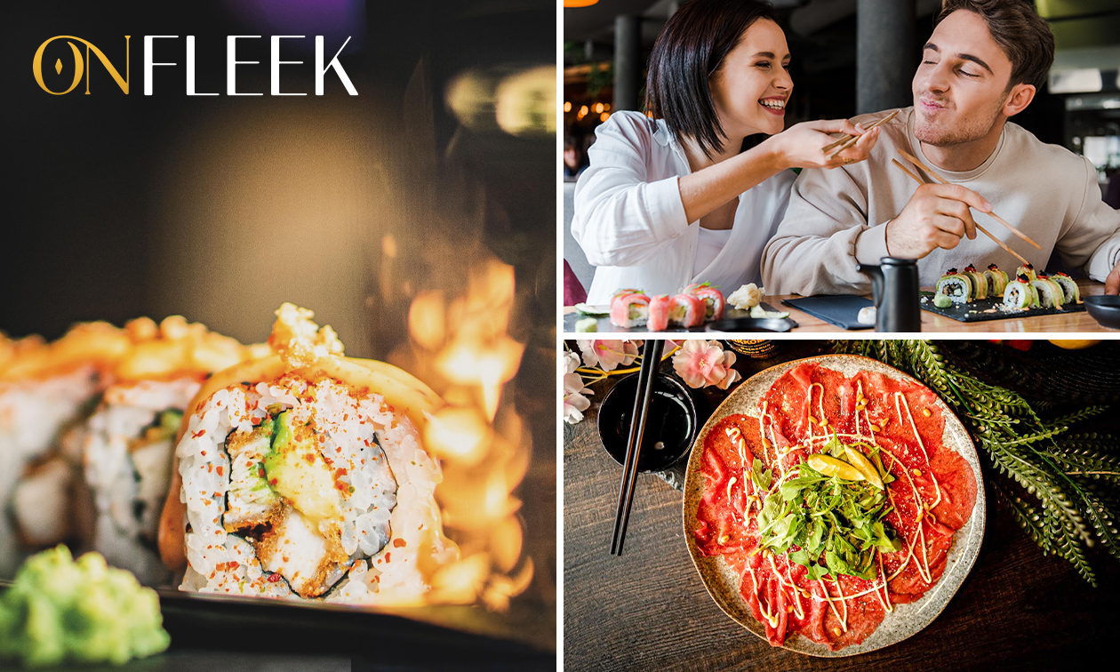 3-gangen sushidiner bij Restaurant On Fleek in Den Haag
