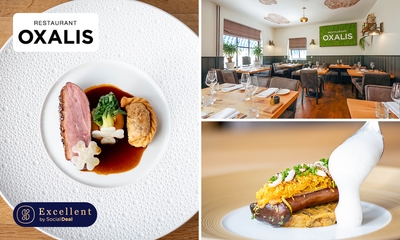 Culinair 3- of 6-gangendiner of culinaire 3-gangenlunch bij Restaurant Oxalis