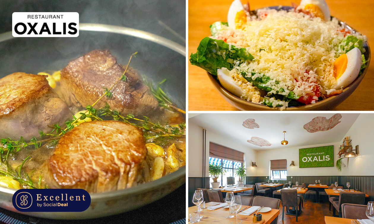 Ossenhaas + saus naar keuze + friet + salade bij Restaurant Oxalis