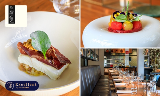 Gastronomisch 3-gangen Michelin Bib Gourmand-keuzediner bij Restaurant Publique