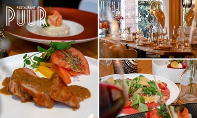 4- of 5-gangendiner van de chef + amuse bij Restaurant Puur