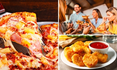 Pizza naar keuze of kidsmenu voor afhaal of dine-in