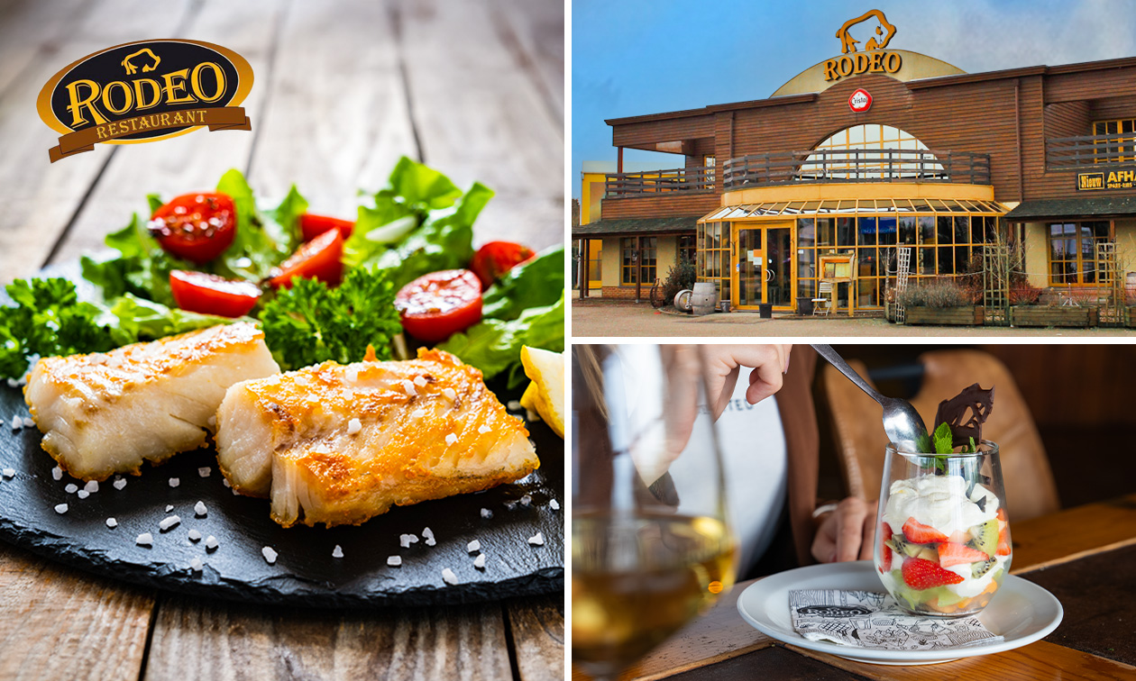 4-gangen keuzediner bij Restaurant Rodeo Neerpelt