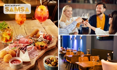 2 cocktails naar keuze + borrelplank bij Restaurant Samsa