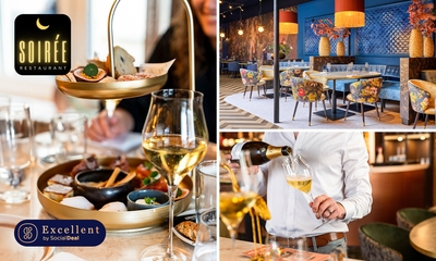 High tea (2 uur) + evt. glaasje bubbels bij Restaurant Soirée