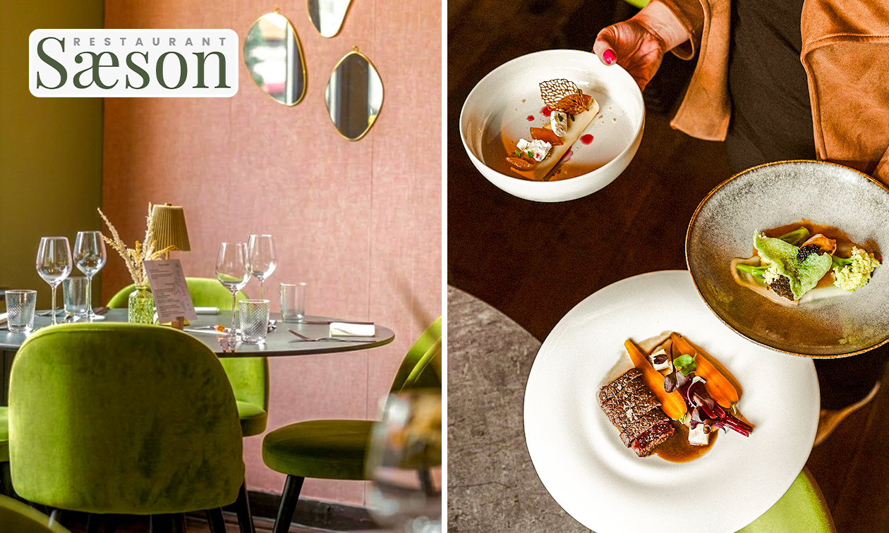 3-, 4- of 5-gangendiner van de chef bij Restaurant Sæson in hartje Apeldoorn