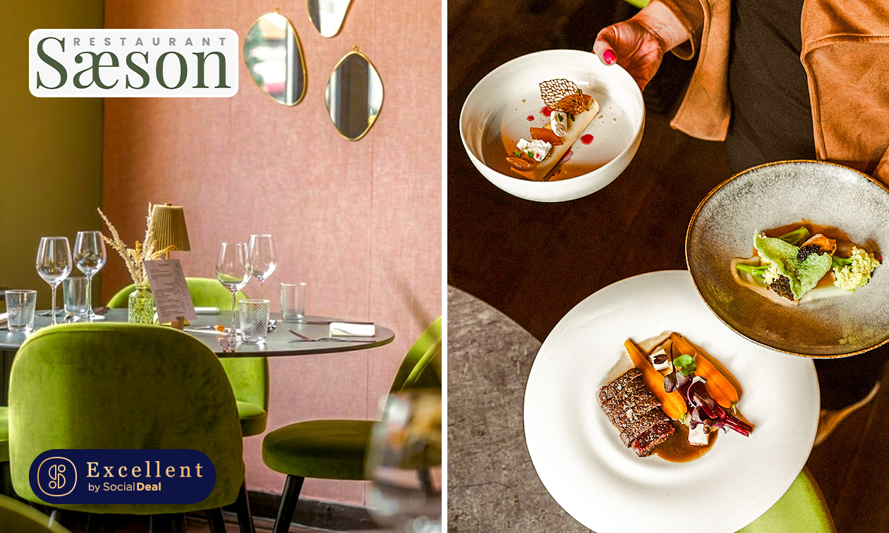 3-, 4- of 5-gangendiner van de chef bij Restaurant Sæson in hartje Apeldoorn