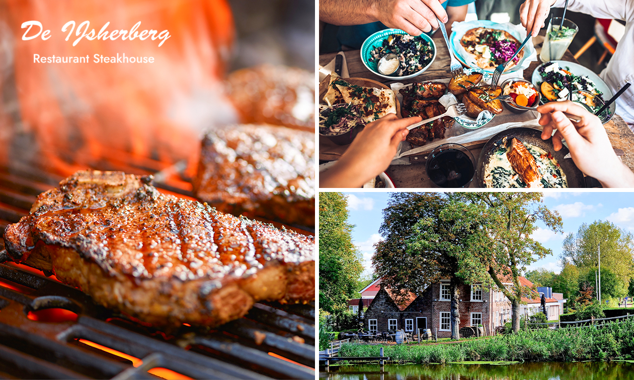 2- of 3-gangen shared dining-diner bij De IJsherberg