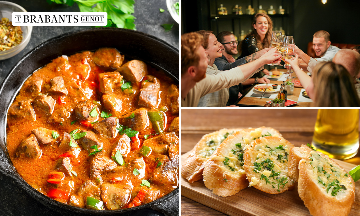 Lunchproeverij of shared dining-diner bij Restaurant 'T Brabants Genot