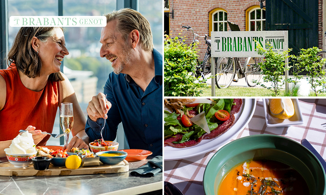 Lunchproeverij of shared dining-diner bij Restaurant 'T Brabants Genot