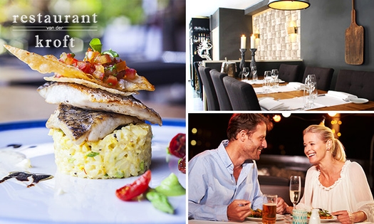 4-gangen keuzediner bij Restaurant van der Kroft 
