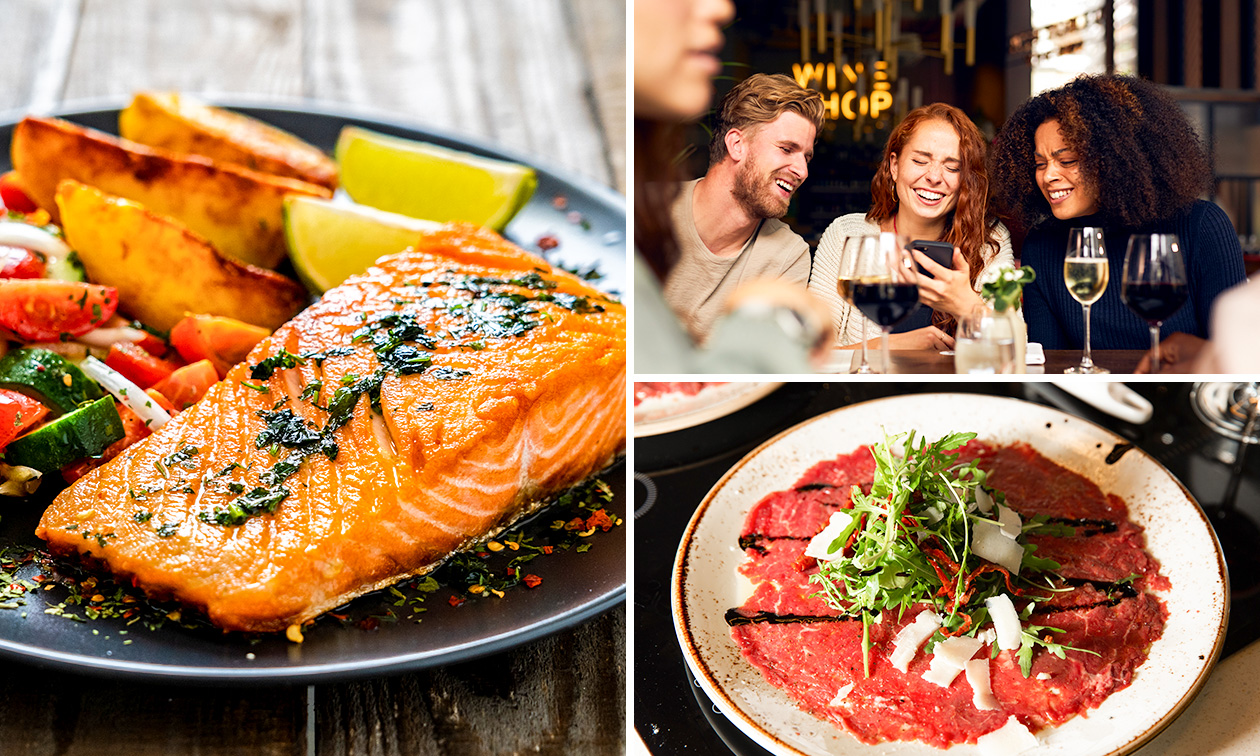 3-gangendiner à la carte in Edam