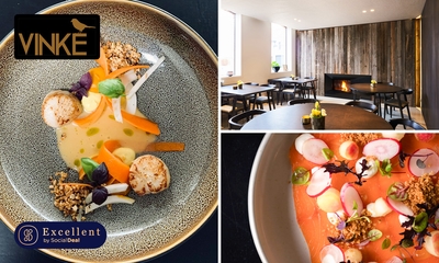 Lunch ou dîner gastronomique du chef en 3 services + amuse-bouche