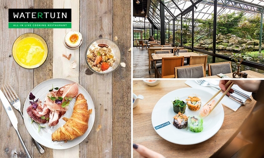 All-You-Can-Eat lunch (3,5 uur) bij Watertuin