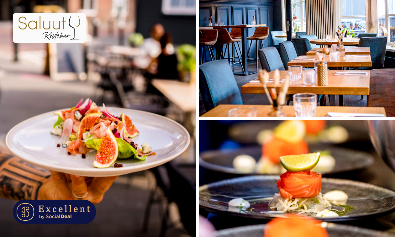 2-gangenlunch of 3-gangendiner van de chef in hartje Vught