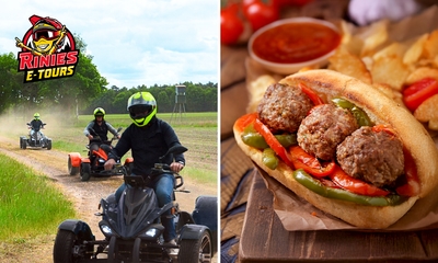E-spy tourrit (60 min) incl. koffie/thee + broodje bal/braadworst