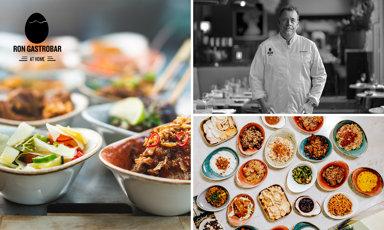 10-delige Indonesische rijsttafel van Ron Blaauw voor afhaal