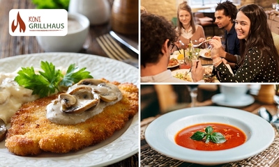 3-Gänge-Menü nach Wahl beim Roni Grillhaus