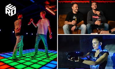 'De vloer is lava'-spel (15 of 45 min) + lasergamen