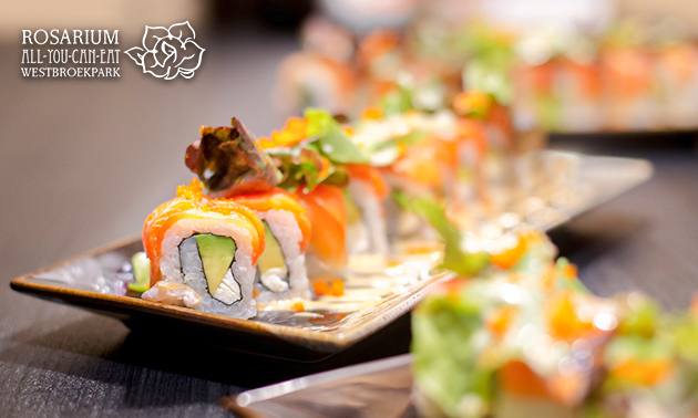 Sushibox naar keuze voor afhaal bij Rosarium Westbroekpark