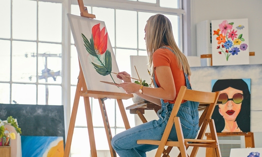 Workshop schilderen (2 uur) + koffie/thee en lekkers