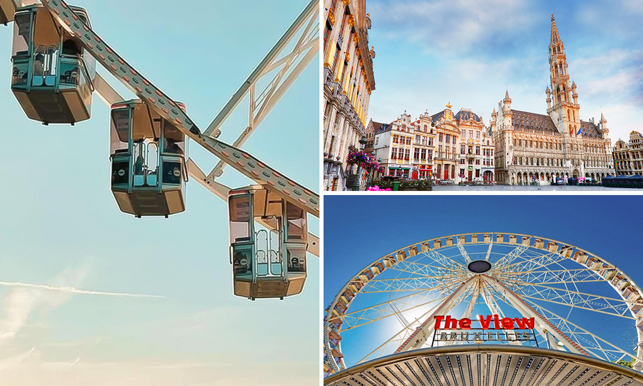 Ticket voor reuzenrad in Antwerpen of Brussel