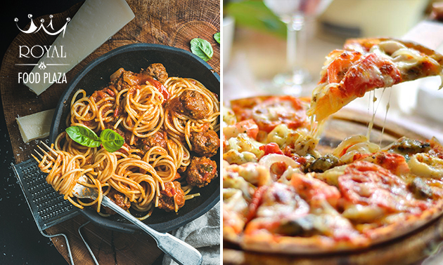 Afhalen: pizza of pasta naar keuze + drankje