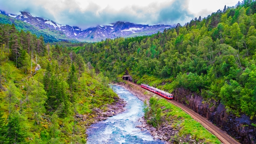 Fjordnorge via Bergensbanen