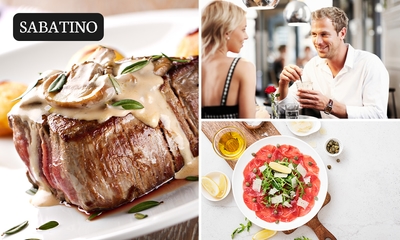 3-gangen keuzediner bij Sabatino