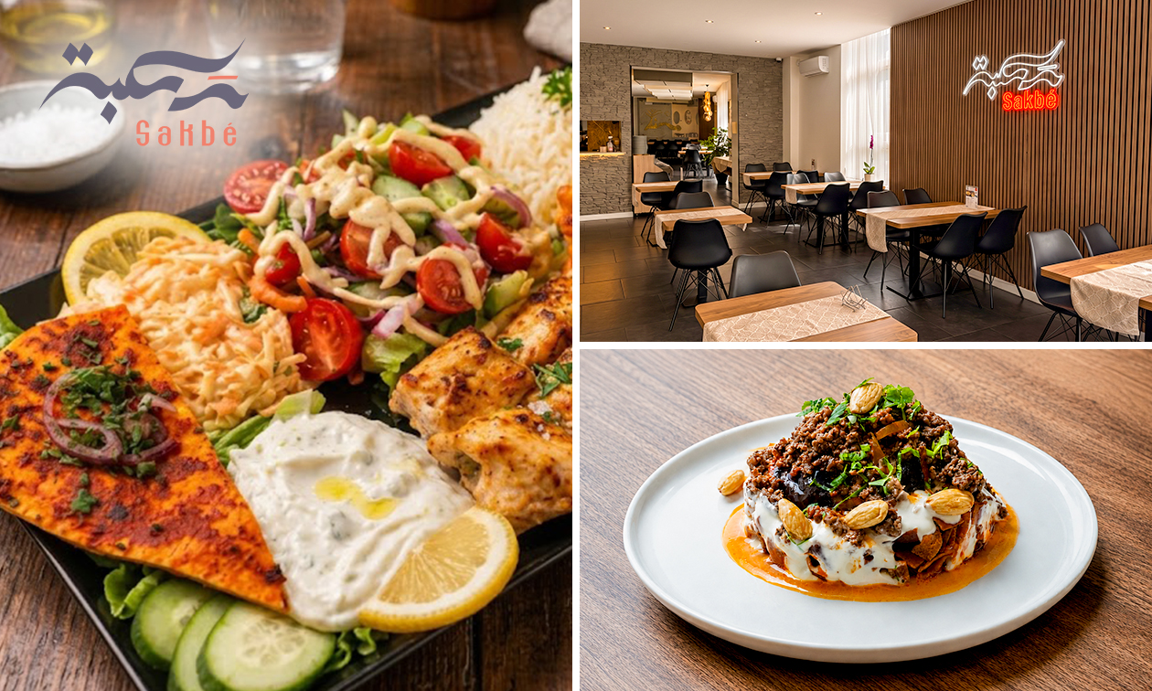 Menu en 4 services à partager chez Sakbé