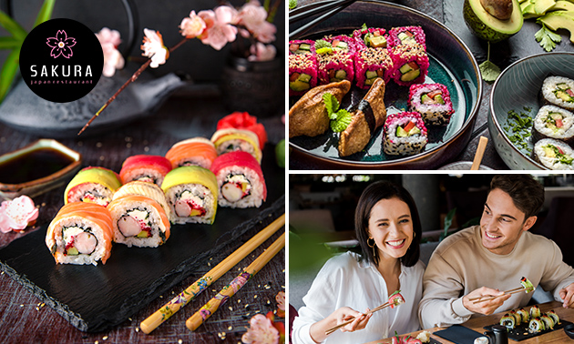 All You Can Eat Sushi + teppanyaki en onbeperkt drankjes bij Sakura Zaventem