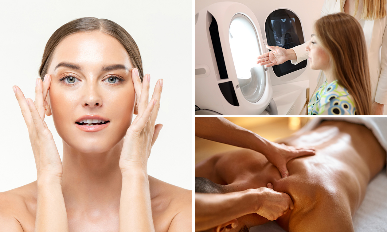 Ontspannende gezichtsbehandeling (55 min) of anti-agingbehandeling + bindweefselmassage (75 min)