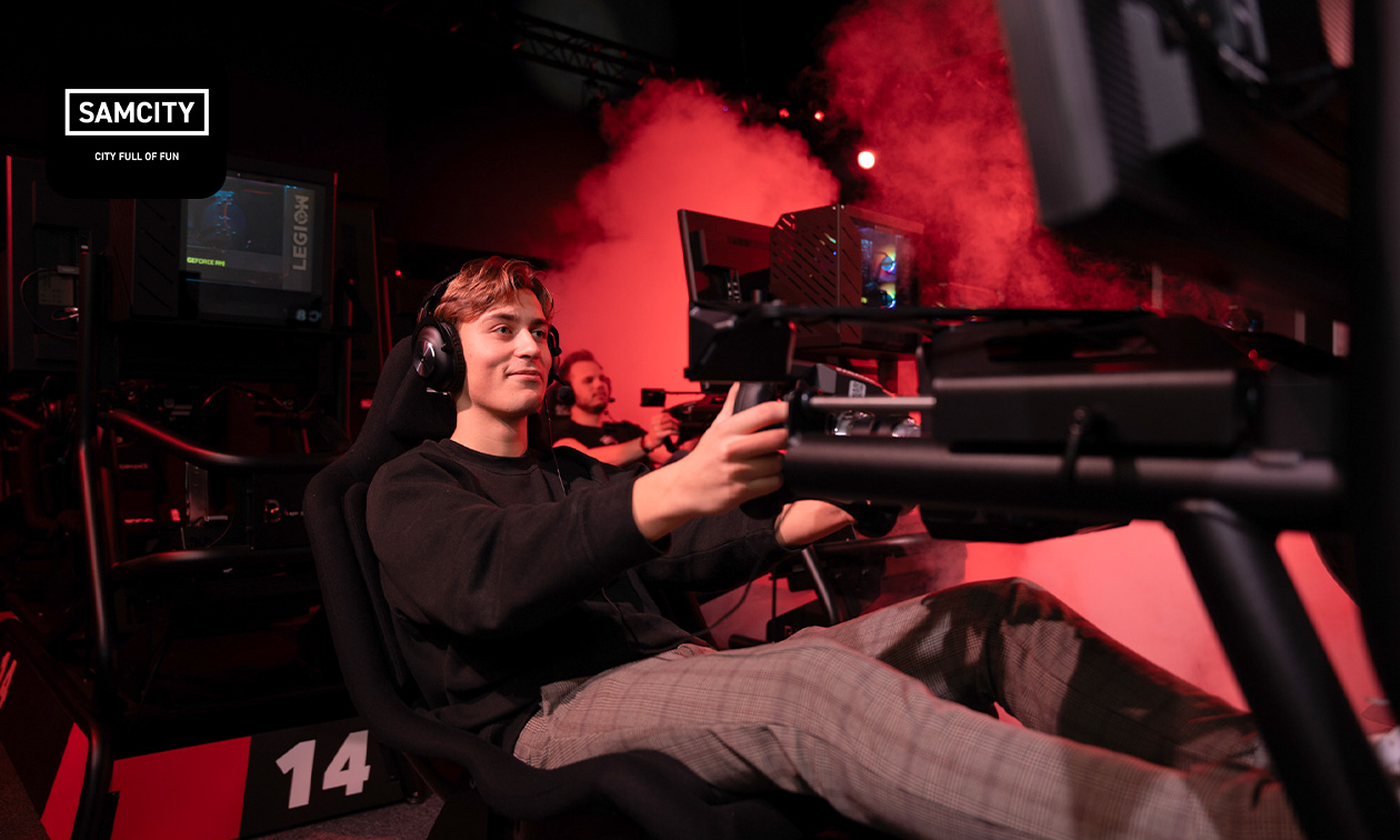 Formule 1-experience bij Samcity Simracen in Hoorn