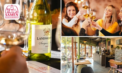 Wijnproeverij + hapjes bij SAMEN eten en drinken