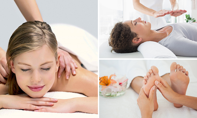 Massage naar keuze of reikibehandeling (30 of 60 min)