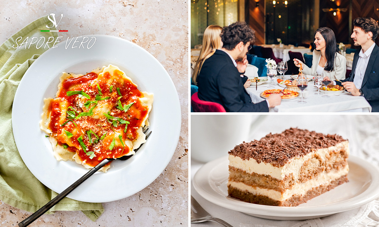 Italiaanse 2-gangenlunch à la carte bij Sapore Vero