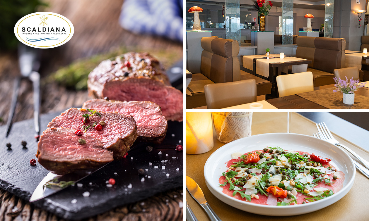 4-gangen keuzediner of -lunch bij Scaldiana