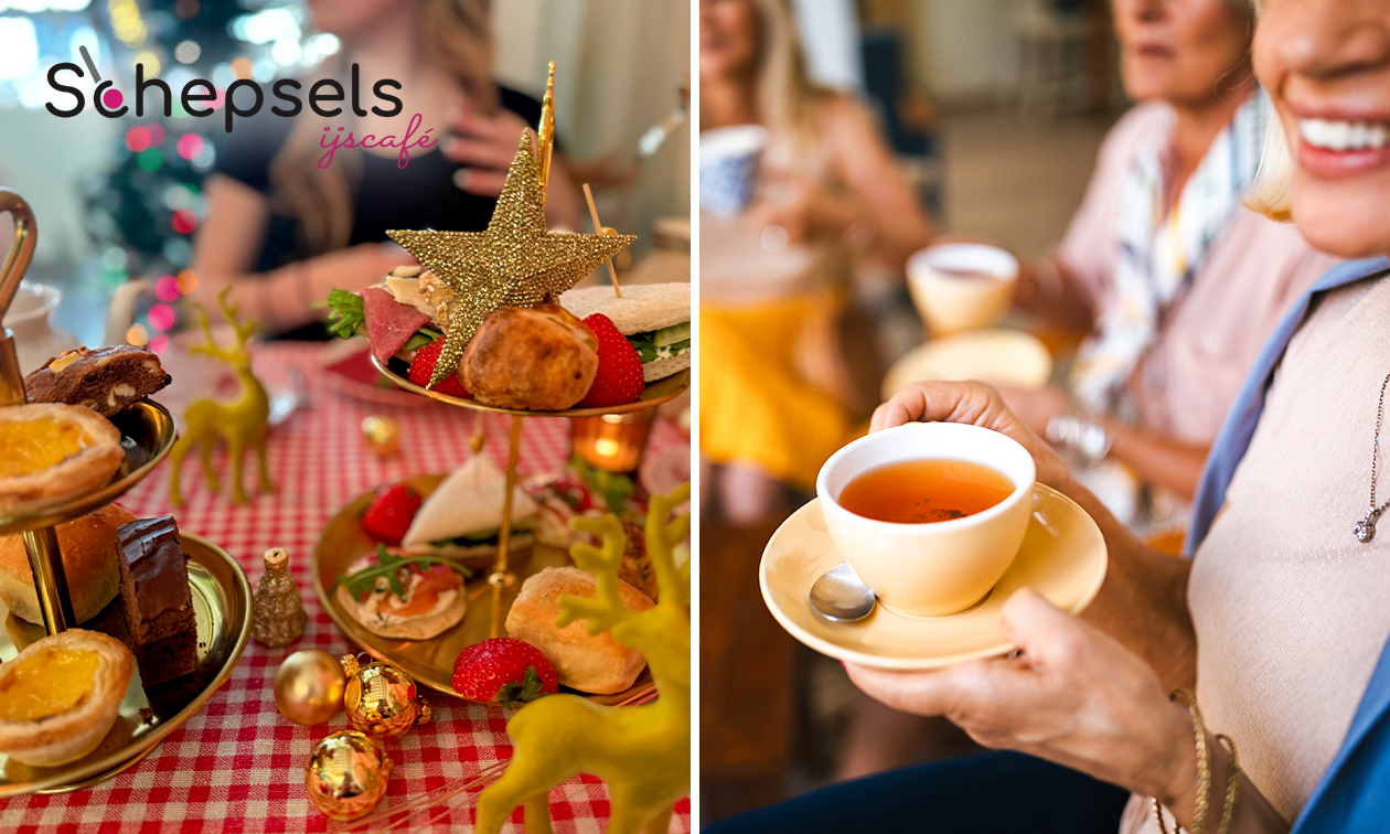 (Luxe) high tea of (luxe) kerst high tea bij Schepsels IJscafé