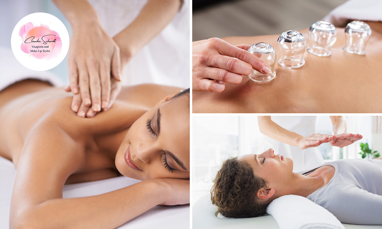 Massage nach Wahl (40 oder 60 Minuten) oder Reiki-Behandlung (55 Minuten)