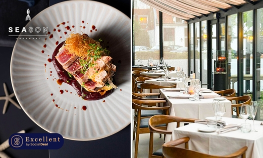 2-gangenlunch of 3-gangendiner of -lunch van de chef bij SEAson Arsenaal