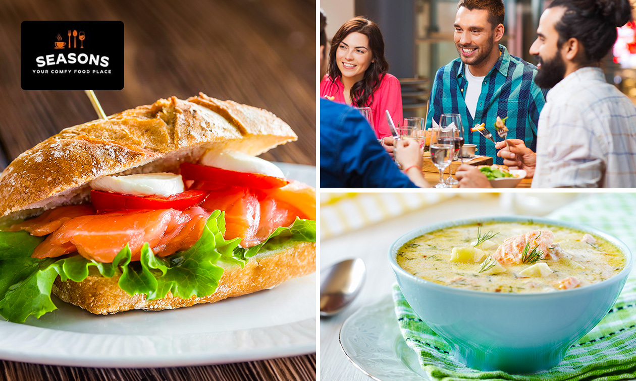 2-gangen keuzelunch bij Seasons in Enkhuizen