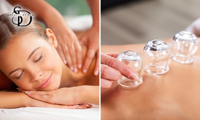 Ontspanningsmassage of cupping (60 min)