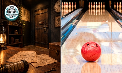 Bowling inkl. Schuhverleih (2 Stunden) oder Escape Room (1 Stunde) für bis zu 6 Personen