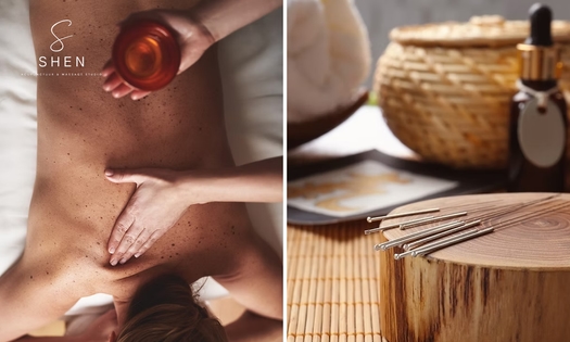 Ontspanningsmassage of acupunctuurbehandeling + cupping, Gua Sha of massage