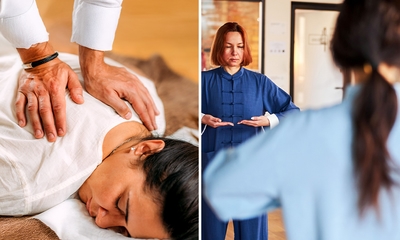 Shiatsu- und Akupressur-Behandlung (60 Min.) oder Tai-Chi- und Qi-Gong-Kurs